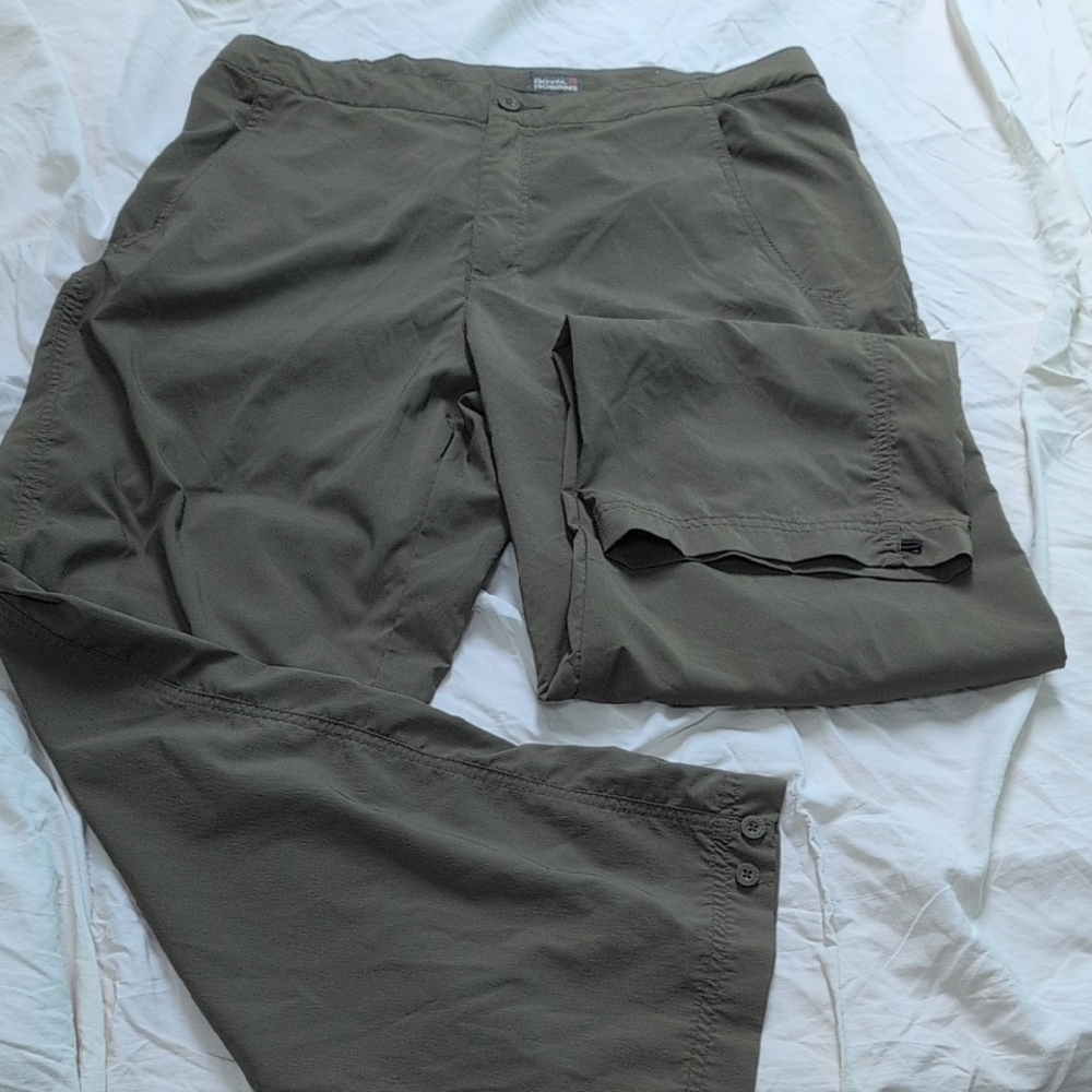 Royal Robbins Women's Gray Cargo Pants